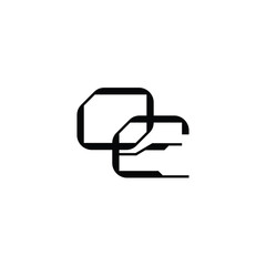 OE monogram logo design letter text name symbol monochrome logotype alphabet character simple logo