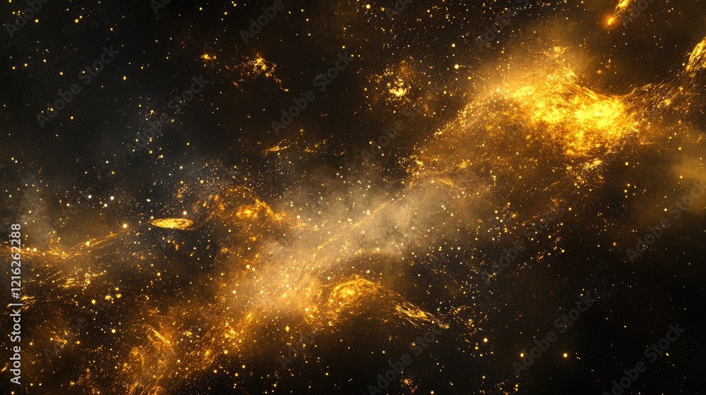 Poster a conceptual image of quantum states interacting with energy pathways, glowing particles floating in