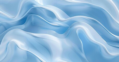 Obraz premium A smooth, flowing texture in shades of blue, resembling fabric or water.