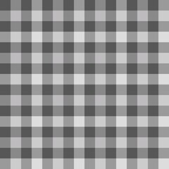 Seamless plaid pattern background in light grey.