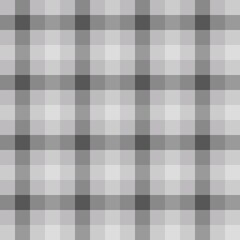 Fototapeta premium Seamless plaid pattern background in light grey.