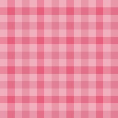 Seamless plaid pattern background in pink.