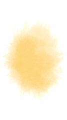 Soft Yellow Watercolor Brush Stroke Creates a Gentle, Dreamy Background with Textured Edges