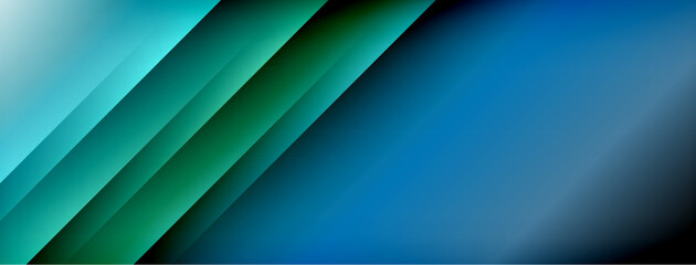 Obraz premium Colorful gradient with lines made of shadow and light. Creative background