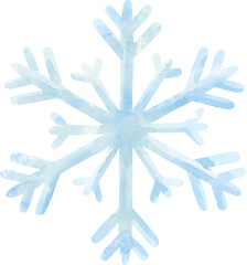 watercolor snowflake