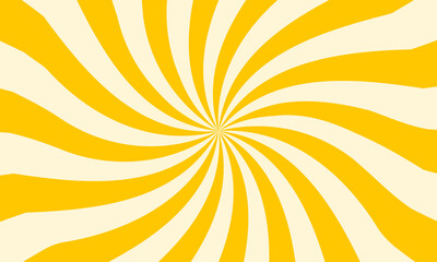 Swirl Rectangle Background. Sweet Lemon Candy Spiral Backdrop. Abstract Frame for Banner and Promotion Template.