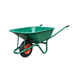 wheelbarrow isolated on transparent background