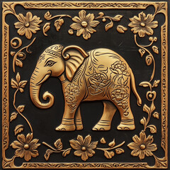 elephant on the wall