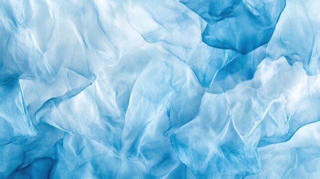 Artistic light blue pattern with overlapping shapes and delicate contrasts.