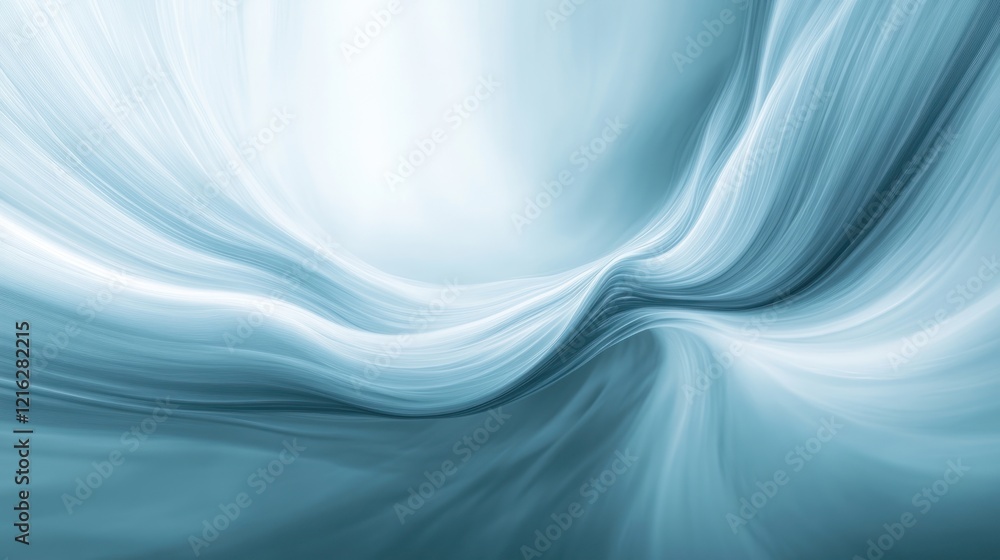 Poster blurred light blue gradient with smooth transitions for abstract designs.