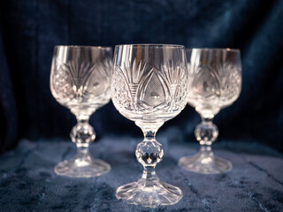 High-quality and elegant hand-cut crystal wine glasses. Glasses can also be a suitable gift that will never lose its value.