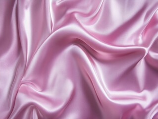 Fototapeta premium Pink satin background, soft pink, shiny and smooth texture 