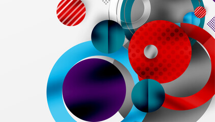 Abstract background - layered geometric shapes with smooth gradients and transparency