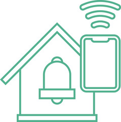 Obraz premium Smart Home Icon