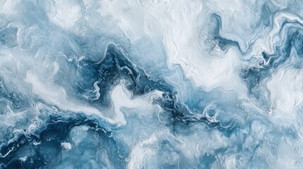 Obraz premium Light blue watercolor texture with organic, soft blending of pastel tones, offering a creative and calming vibe, on solid white background.