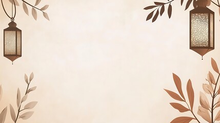 Elegant Lanterns Hanging Amidst Delicate Branches