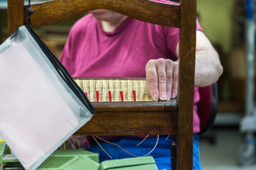 repairing a stool