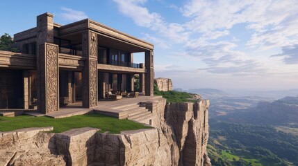 Stunning Cliffside Modern Mansion Luxury Home with Panoramic Ocean Views Breathtaking Sunsets