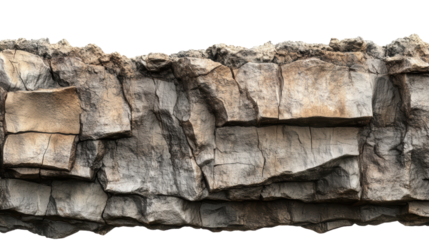 Rocky Cliff Texture: A seamless, high-resolution image of a rugged cliff face, showcasing a variety of textures, colors, and formations in gray, brown, and beige tones. Ideal for backgrounds.cut out
