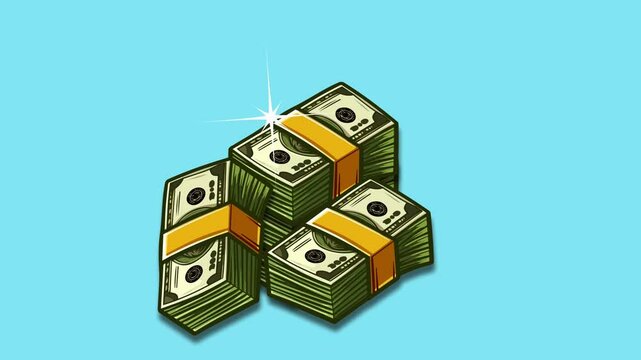 animation money drop template motion picture