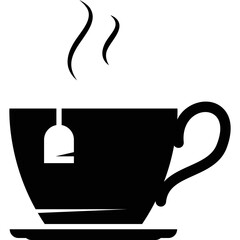 Simple vector icon tea cup