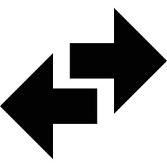 Simple vector icon arrow