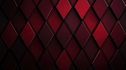 A dark red background showcasing repeating diamond shapes with a gradient effect, ranging from deep crimson to maroon. The geometric design creates a sleek and symmetrical visual appeal.