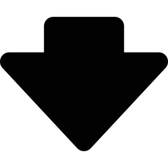 Simple vector icon arrow