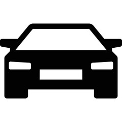 Simple vector icon car
