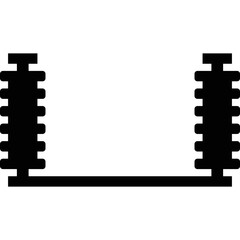 Simple vector icon automatic car wash
