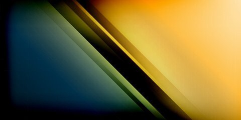 Obraz premium Dynamic shadow lines geometric shapes