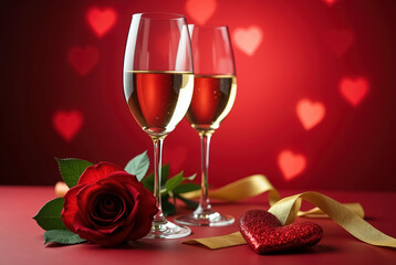 Romantic Valentine's Day Setting