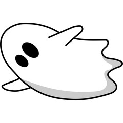 Halloween Ghost Doodle