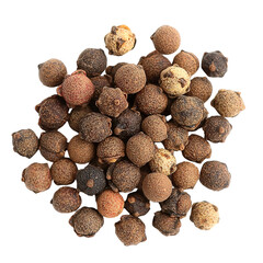 Assorted Dried Whole Allspice Berries in a Pile