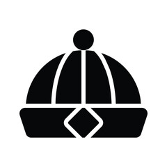 Grab this visually perfect icon of chinese cap, chinese traditional hat vector design