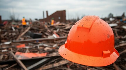 Tornado disaster assistance community outreach image with high resolution.