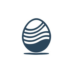 Unique egg logo
