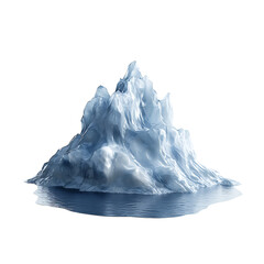 Fototapeta premium ice Advertisement isolated on white background full depth of field 