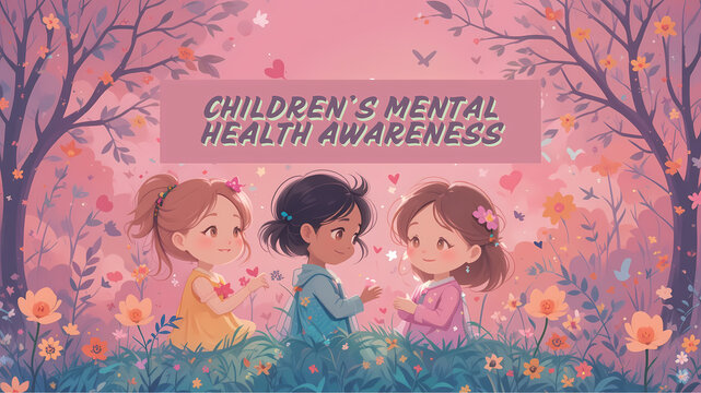 "educational clipart for children's mental health awareness initiatives"
