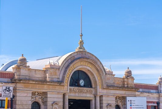 Fremantle, WA, Australia train station.