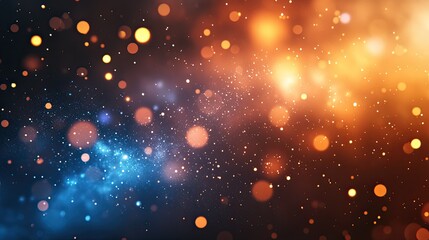 Fototapeta premium A glowing, futuristic representation of Earth viewed from space,