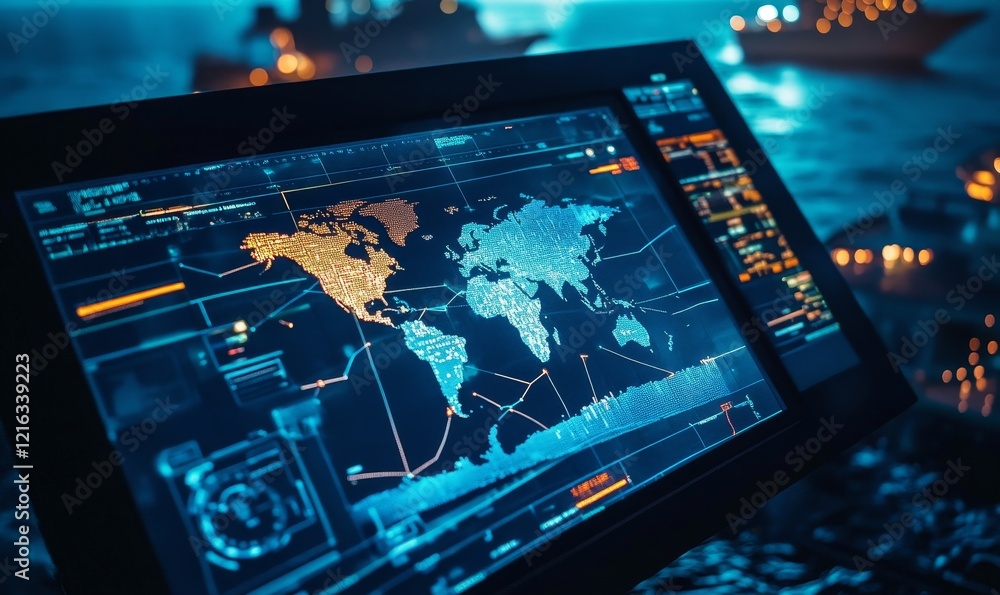 Poster compliance officer implements global anti-money laundering (aml) protocols using interactive digital
