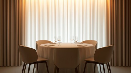 Private dining experience at exclusive restaurant snowbombing elegant interior luxurious ambiance fine dining