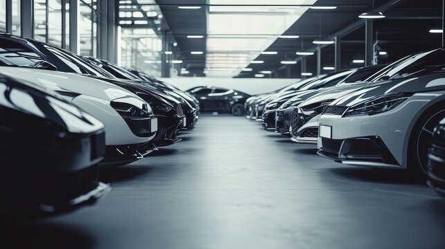 Discover the latest models from various car brands in this showroom.