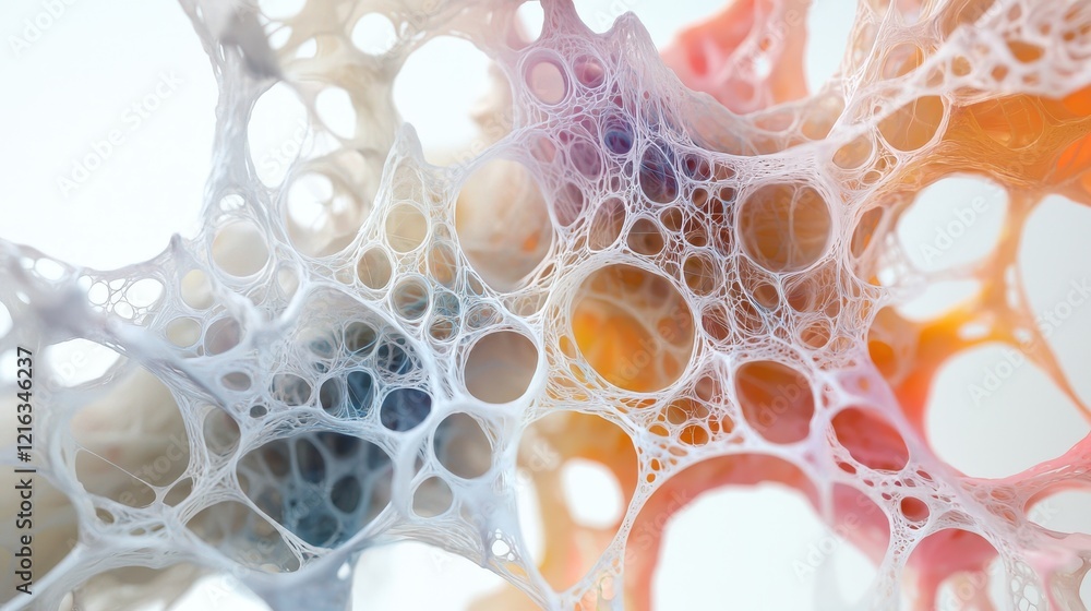 Poster intricate abstract visualization of ai's thought network digital art creative environment close-up v