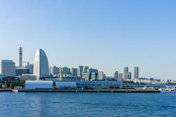 Fototapeta premium Kanagawa Prefecture - Cityscape, Yokohama Minato Mirai Scenery 