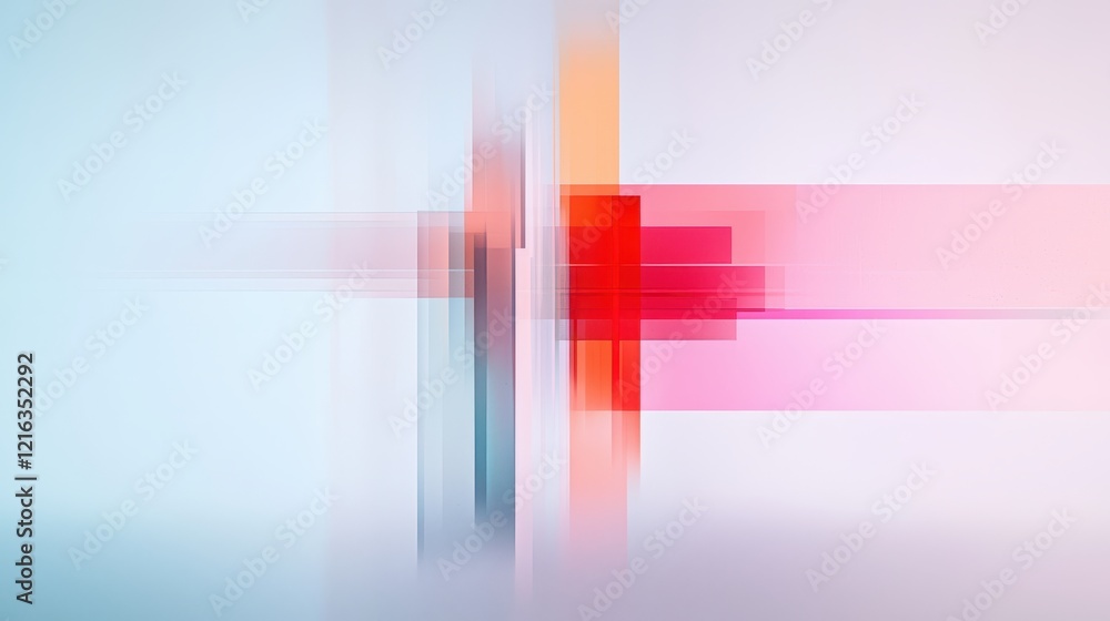 Poster dynamic abstract technology visualization digital space graphic art futuristic environment minimalis