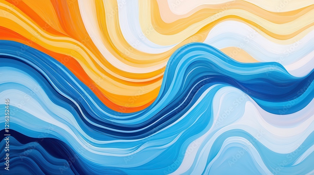 Poster swirling data streams illuminate ai's essence digital art creation abstract environment vibrant view