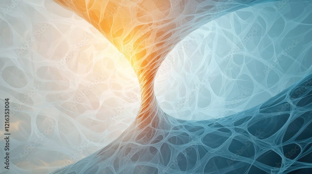 Poster ai learning neural pathways illuminated visual metaphor of transformation and innovation in digital 