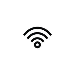Internet Access Icon Set. Wifi Wave Vector Symbol.
